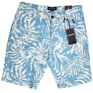 AEROPOSTALE Classic Blue & White Shorts - Men's 30